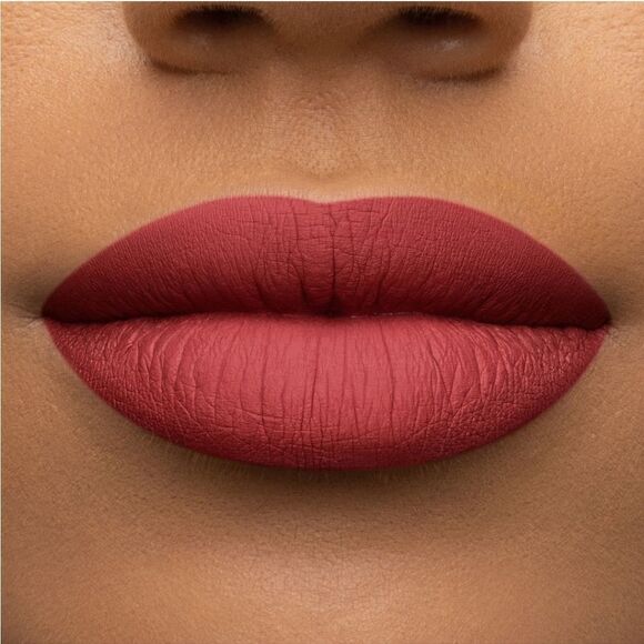 Too Faced Melted Matte Plumping Lipstick in Strawberry Hill - Picture 6 of 15